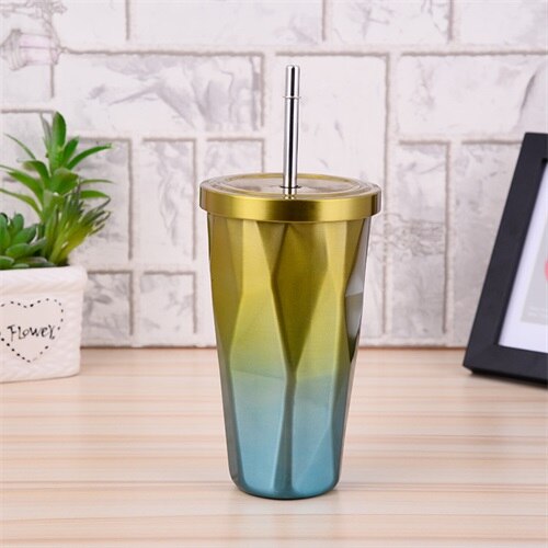 Stainless Steel Diamond Sippy Cup