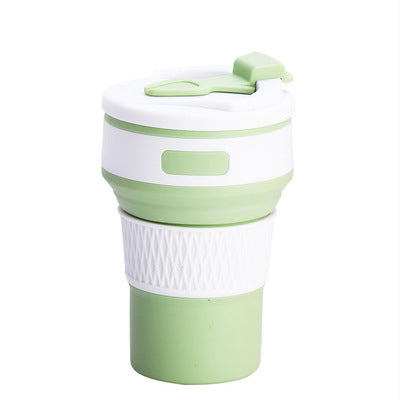 Collapsible Silicone Coffee Cup - Portable Folding Cup