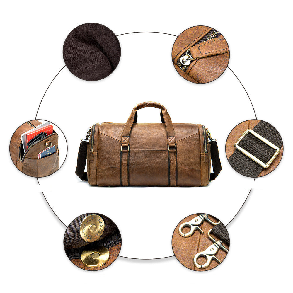 ExecutivePrime Leather Duffel Bag