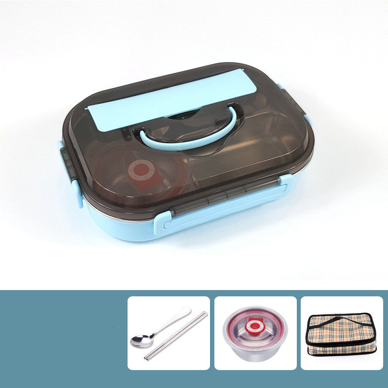 Insulated Separated Lunch Box with Lid