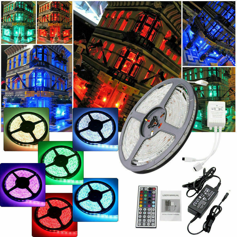 Bluetooth RGB LED Strip Lights with Remote – Color Changing Room Lights