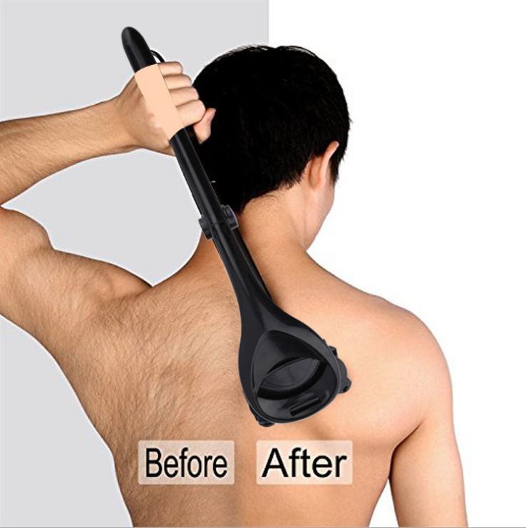 Men’s Back Shaver 2.0 with Foldable Handle and Dual Blades