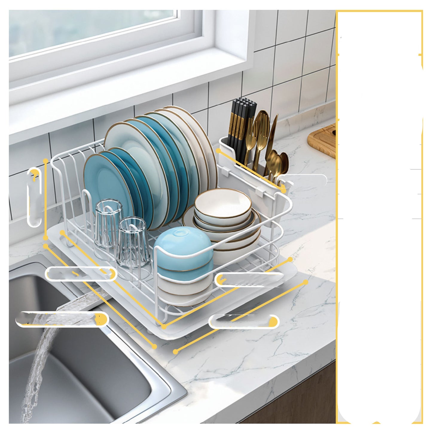 ModernFlow Dish Organizer