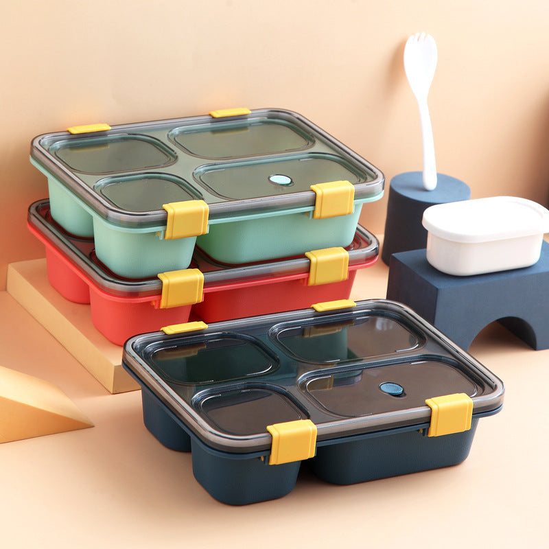 Microwaveable Soup Bowl with Sealed Compartments, Lunch Box for Students and Adults