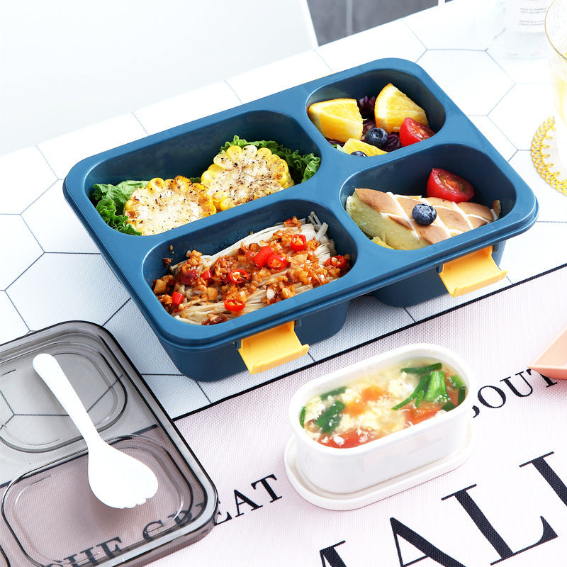 Microwaveable Soup Bowl with Sealed Compartments, Lunch Box for Students and Adults