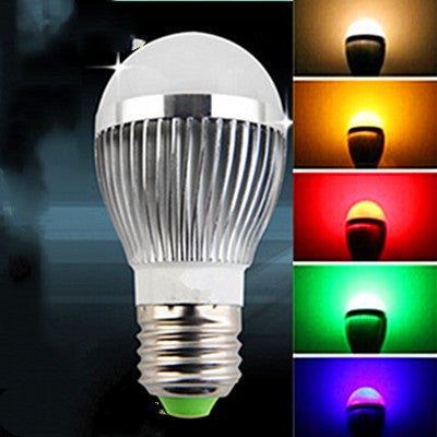 LED Bulb Lights - Red, Yellow, Green, Blue Color