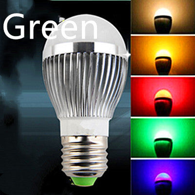 LED Bulb Lights - Red, Yellow, Green, Blue Color