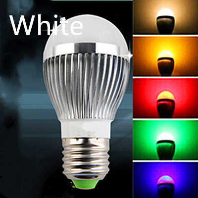 LED Bulb Lights - Red, Yellow, Green, Blue Color