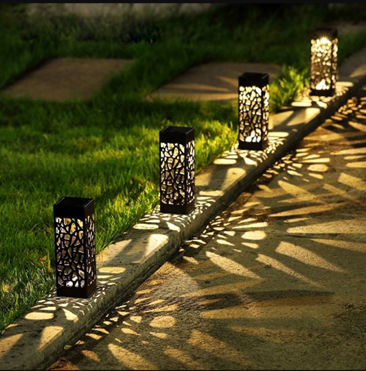 Waterproof Solar Path Lights for Garden, Outdoor LED Lanterns