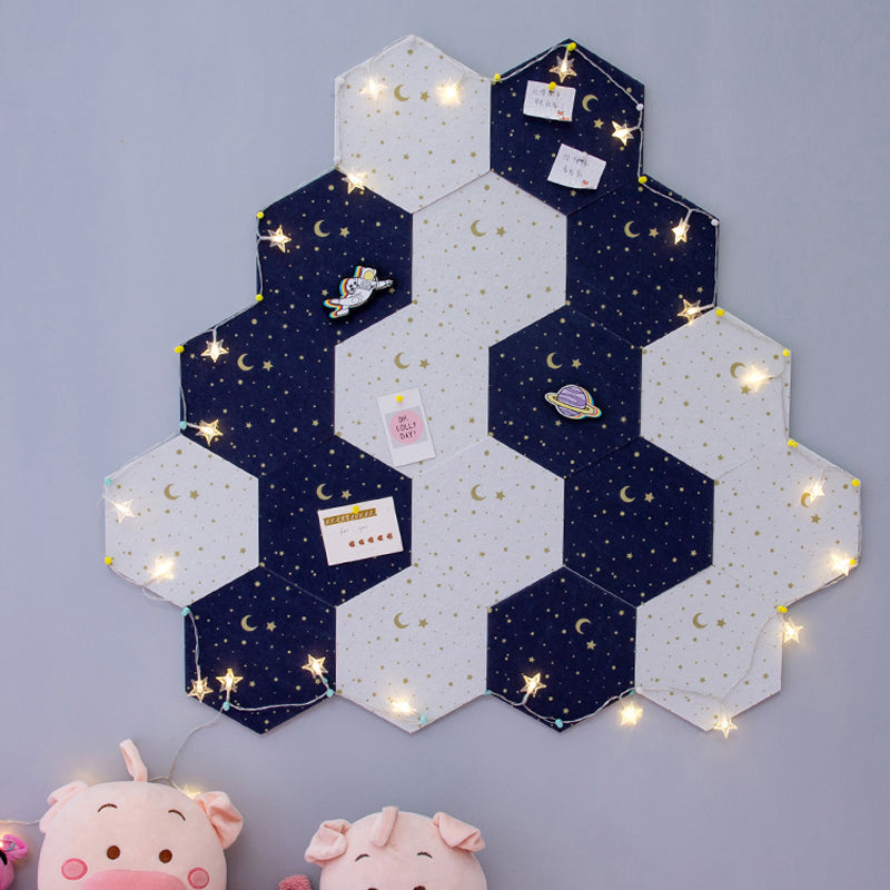 3D Starry Sky Felt Wall Decals