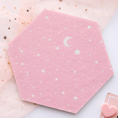 3D Starry Sky Felt Wall Decals