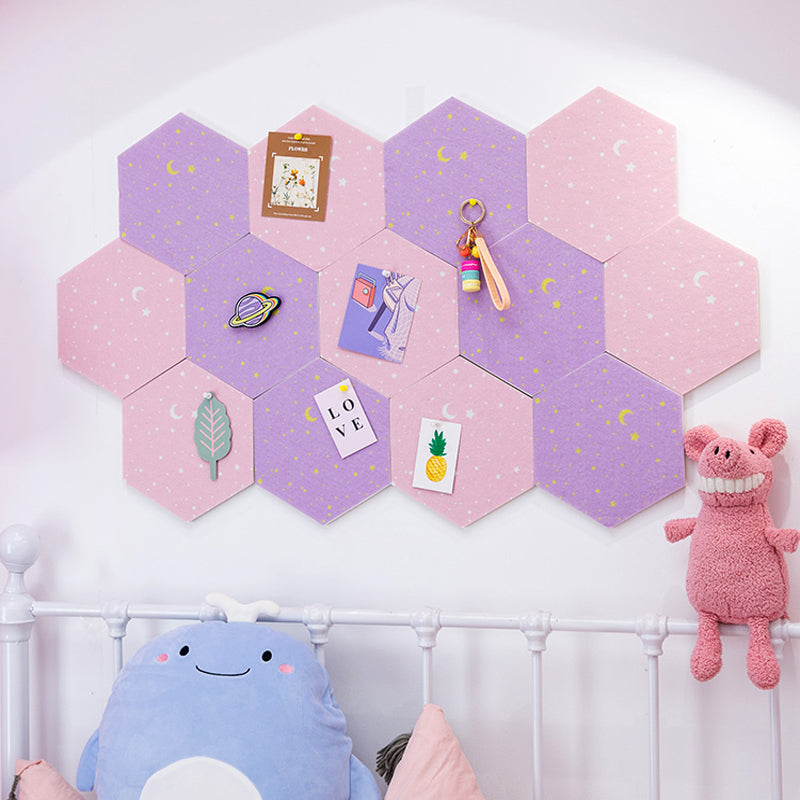 3D Starry Sky Felt Wall Decals