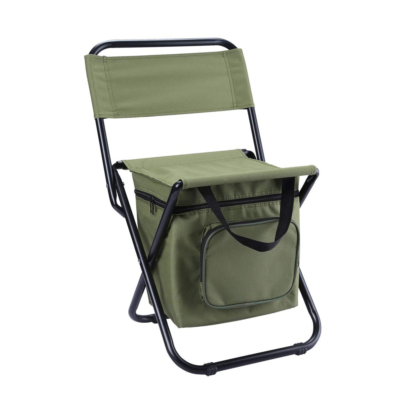 Portable Folding Fishing Chair with Cooler Bag