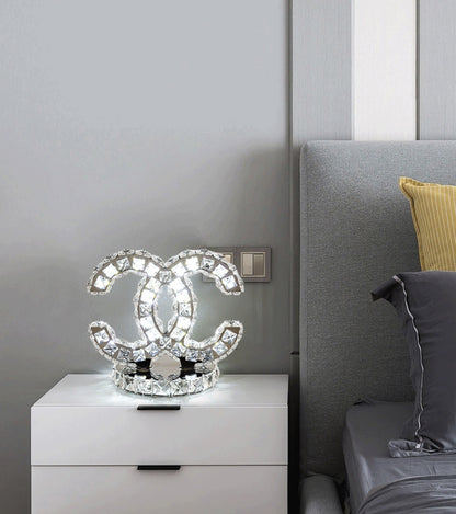 Simple Modern Warm Bedside Nordic Crystal Table Lamp