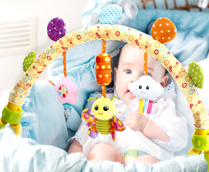 Baby Musical Mobile Rattle Toy for Bed and Stroller