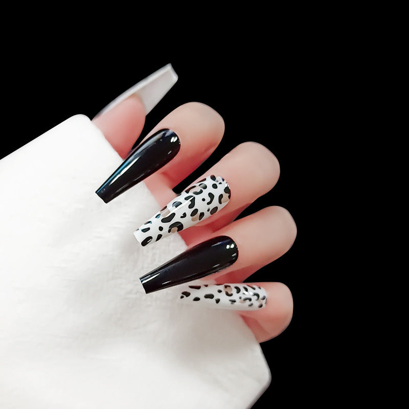 Water Droplet Long Ballet Nails with Flat and Pointed Tips