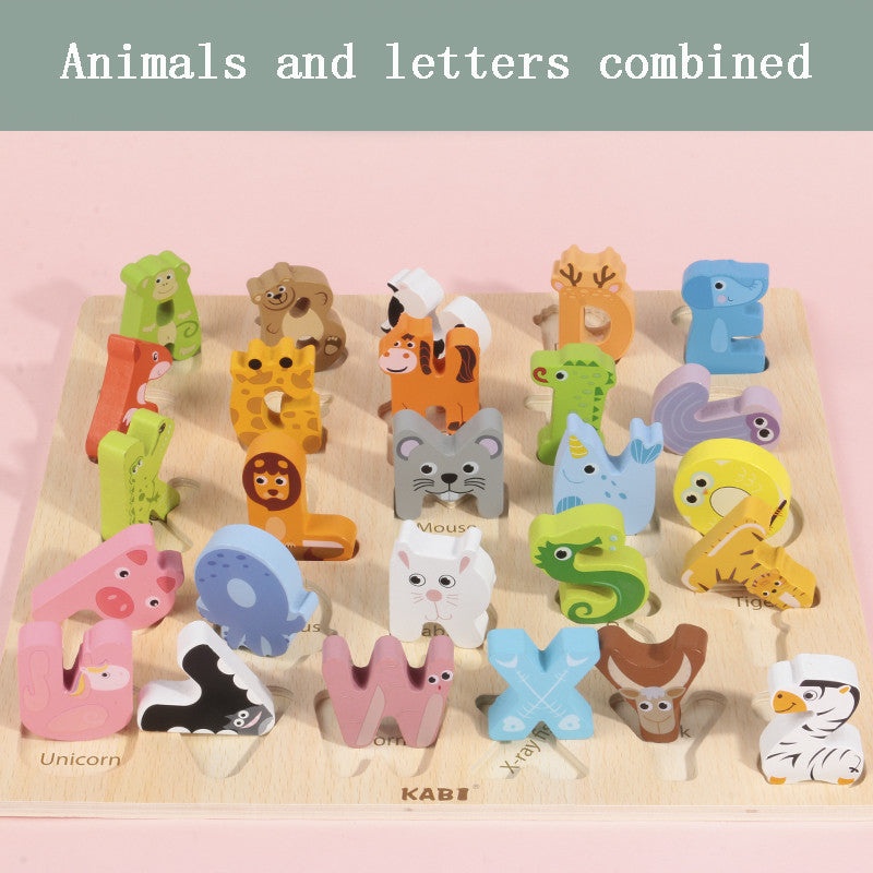 Early Learning Alphabet Board with 26 Letters