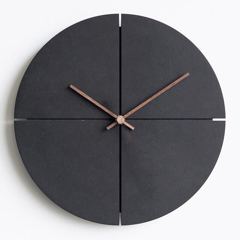 Jelock Rustic Wooden Wall Clock