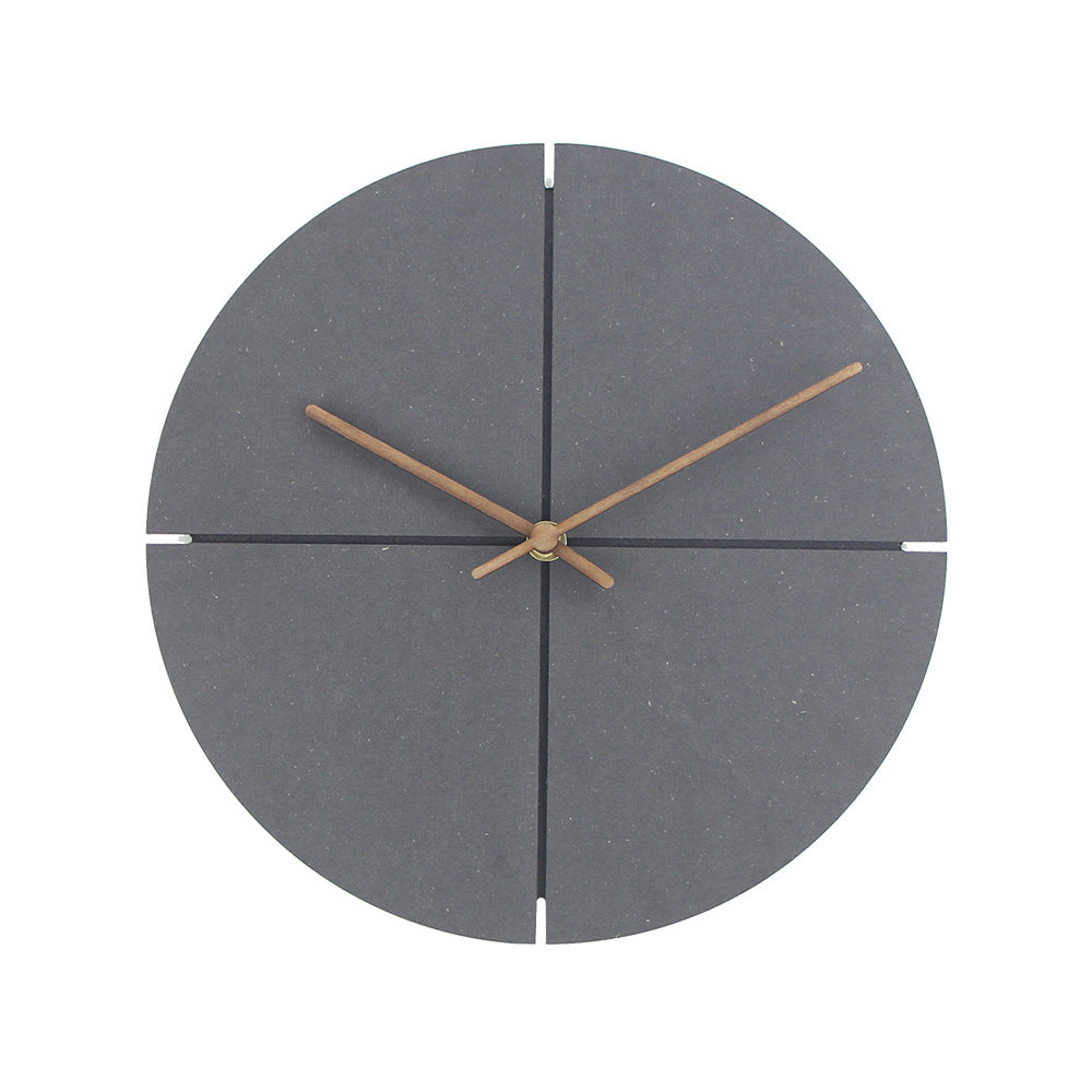 Jelock Rustic Wooden Wall Clock