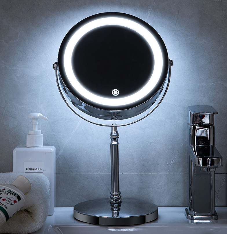 Dual-Sided Makeup Mirror