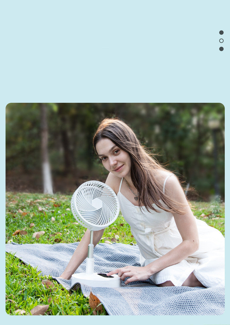 Portable USB Rechargeable Retractable Mini Fan