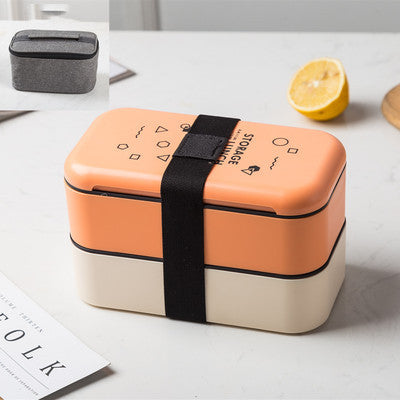 Double-Layer Microwaveable Lunch Box