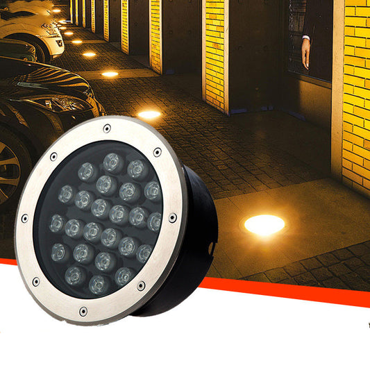 1W LED RGB Underground Light for Outdoor Garden and Lawn