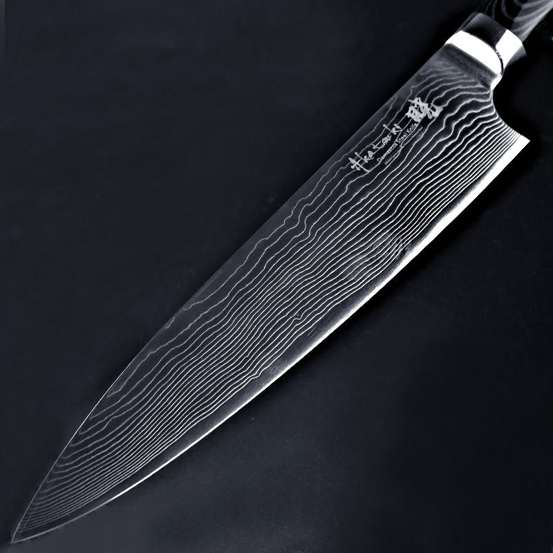 8-Inch VG10 Stainless Steel Chef’s Knife with Quicksand Pattern