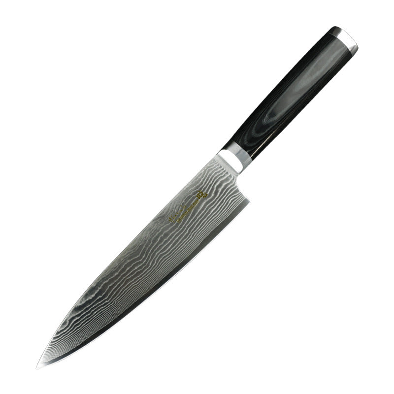 8-Inch VG10 Stainless Steel Chef’s Knife with Quicksand Pattern