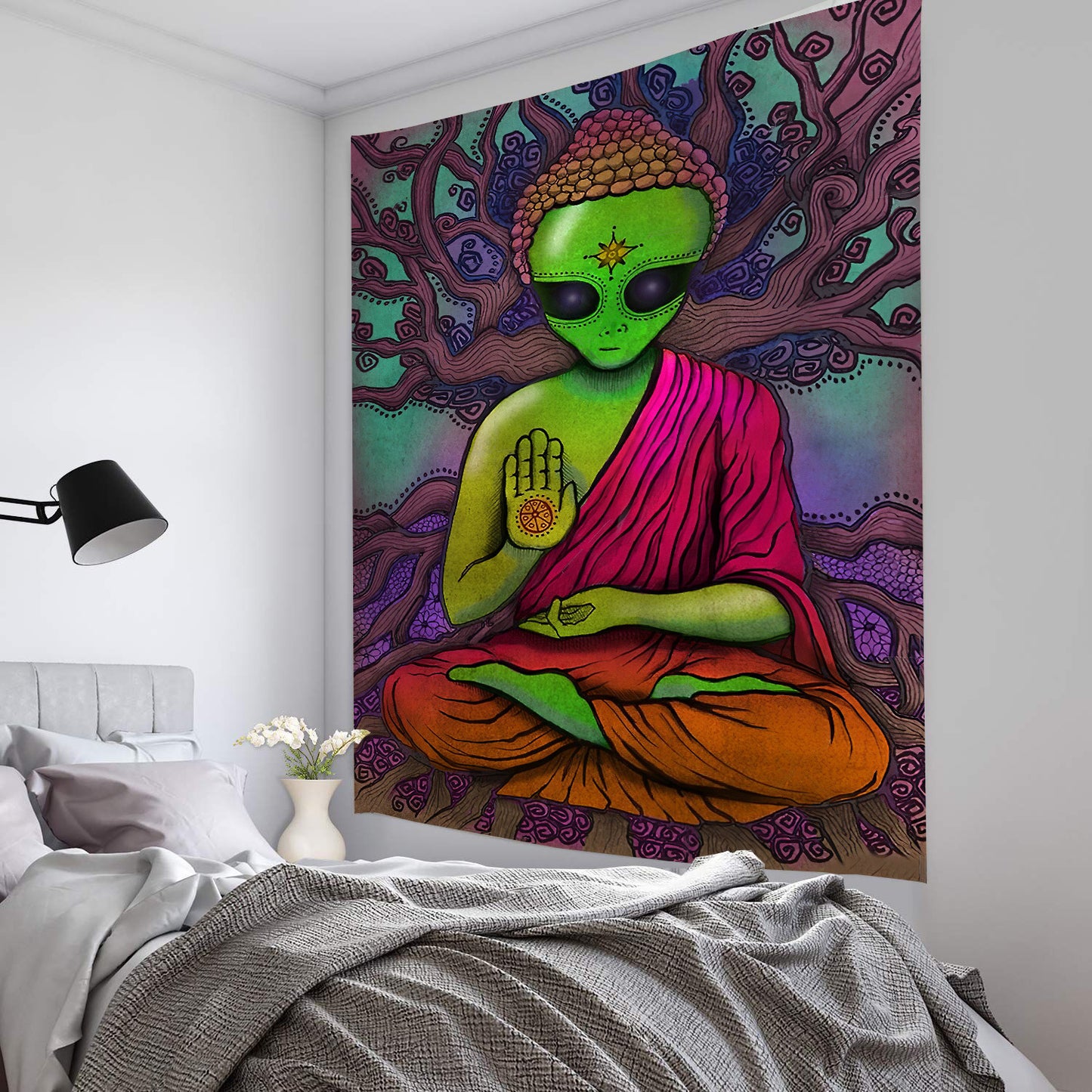 Galactic Encounter Alien Tapestry