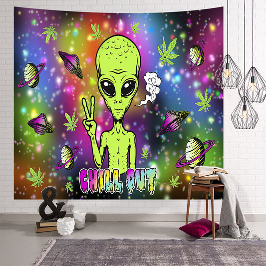 Galactic Encounter Alien Tapestry