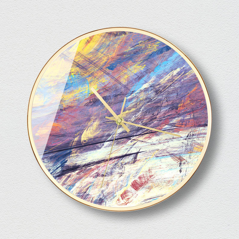 Marble Elegance Wall Clock