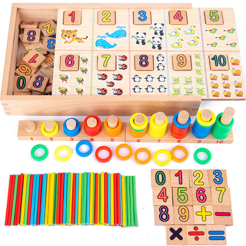 Educational Wood Learning Set for Children