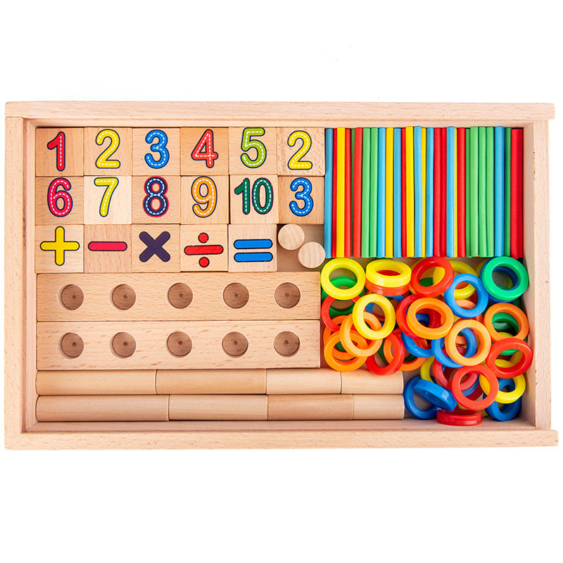 Educational Wood Learning Set for Children