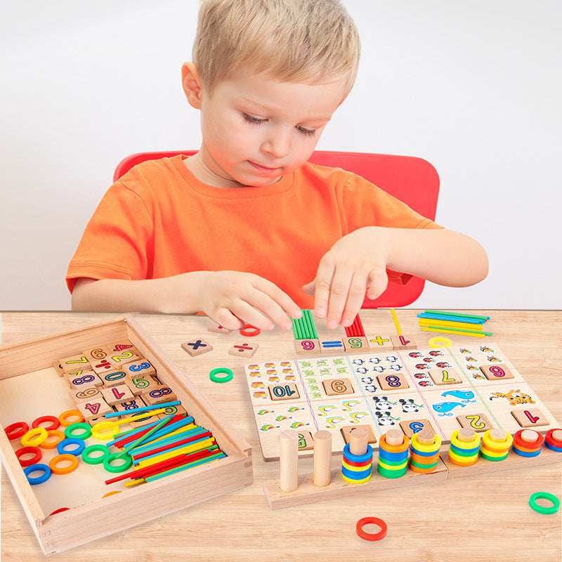 Educational Wood Learning Set for Children