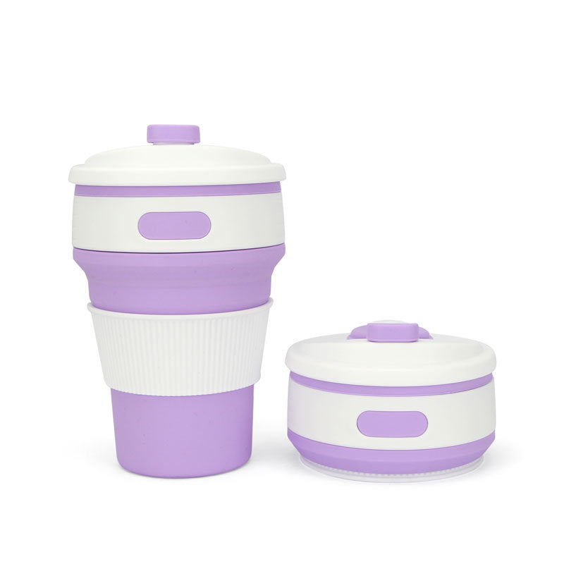 Collapsible Silicone Coffee Cup - Portable Folding Cup