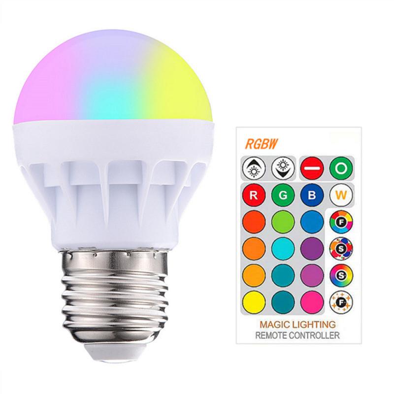 RGB Colorful LED Bulb 3W Full-Color Light