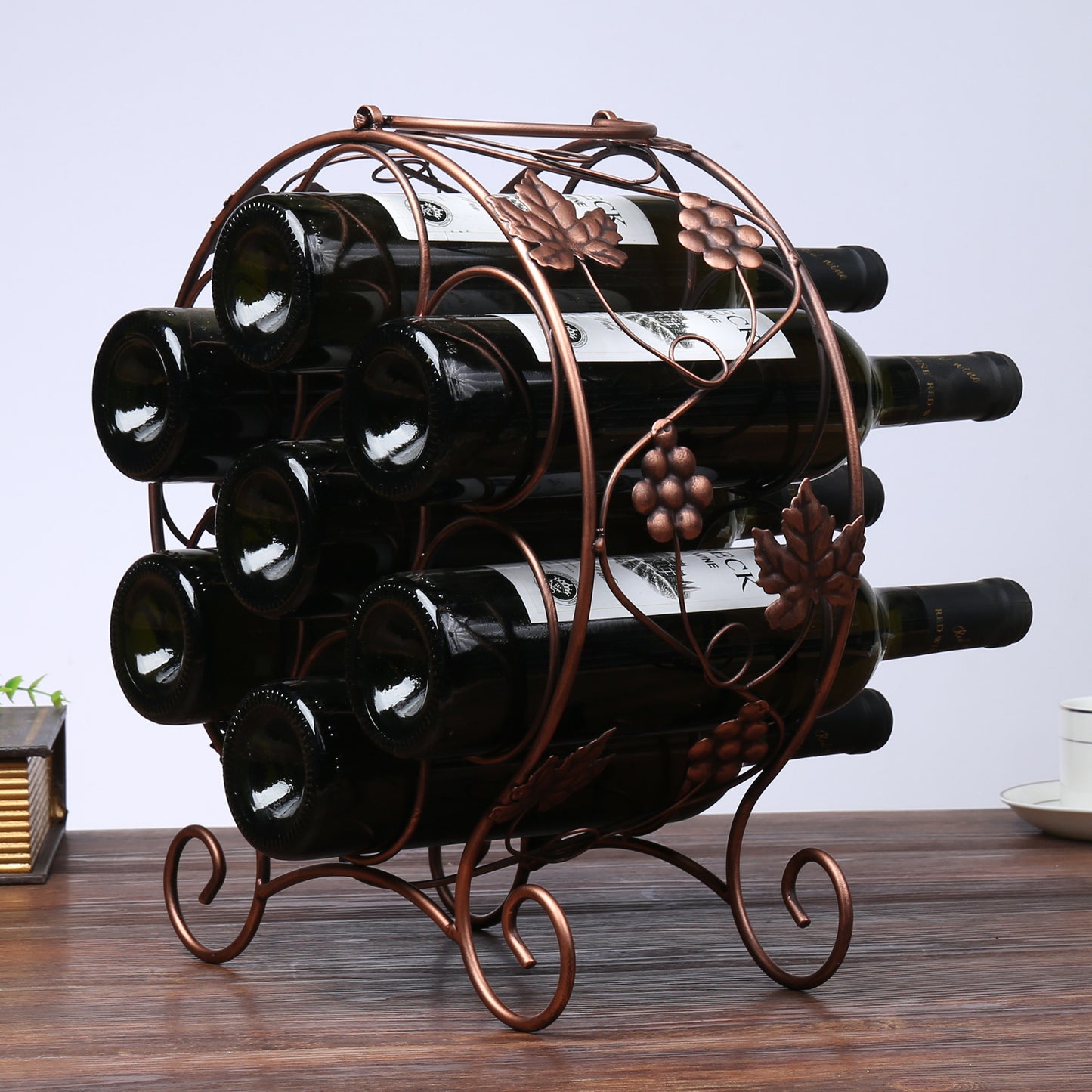 Multi-Bottle Decorative Wine Rack