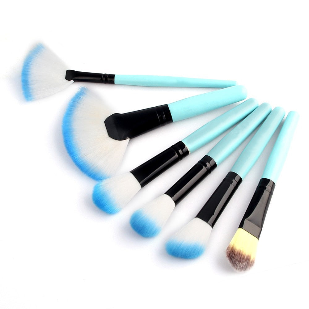 32-Piece Professional Makeup Brush Set with Cosmetic Bag