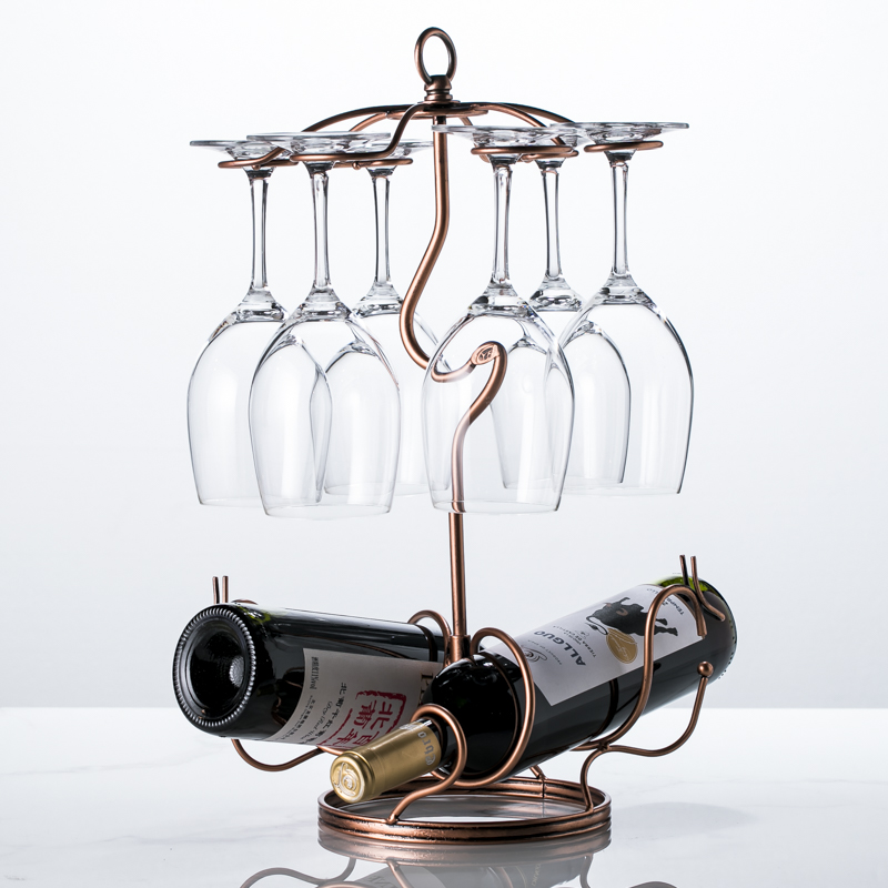 Creative Upside-Down Wine Holder