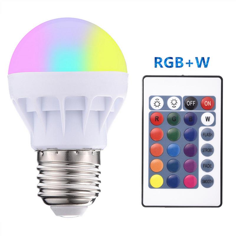 RGB Colorful LED Bulb 3W Full-Color Light