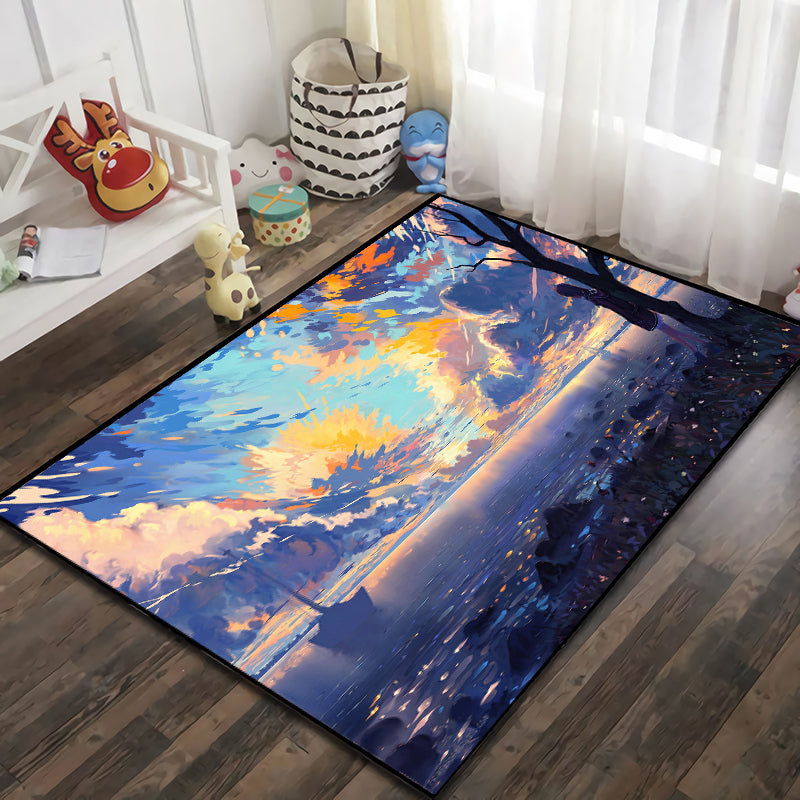 Japanese Cartoon Anime Bedroom Bedside Carpet