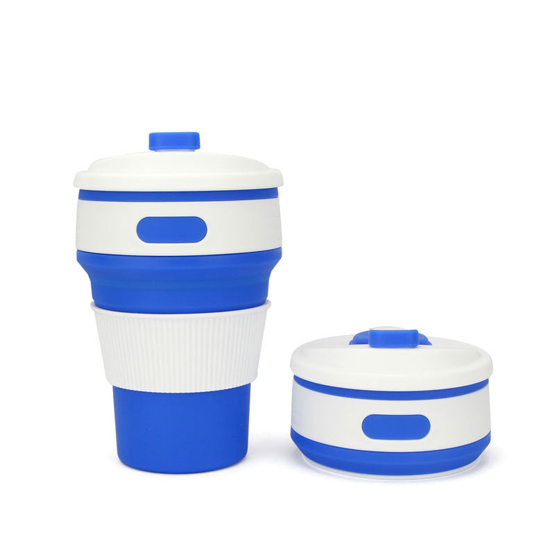 Collapsible Silicone Coffee Cup - Portable Folding Cup