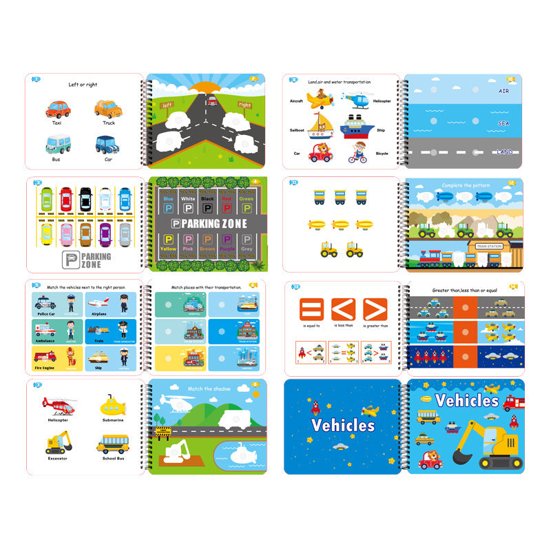 Early Learning Stickers and Flip Book Games for Kids