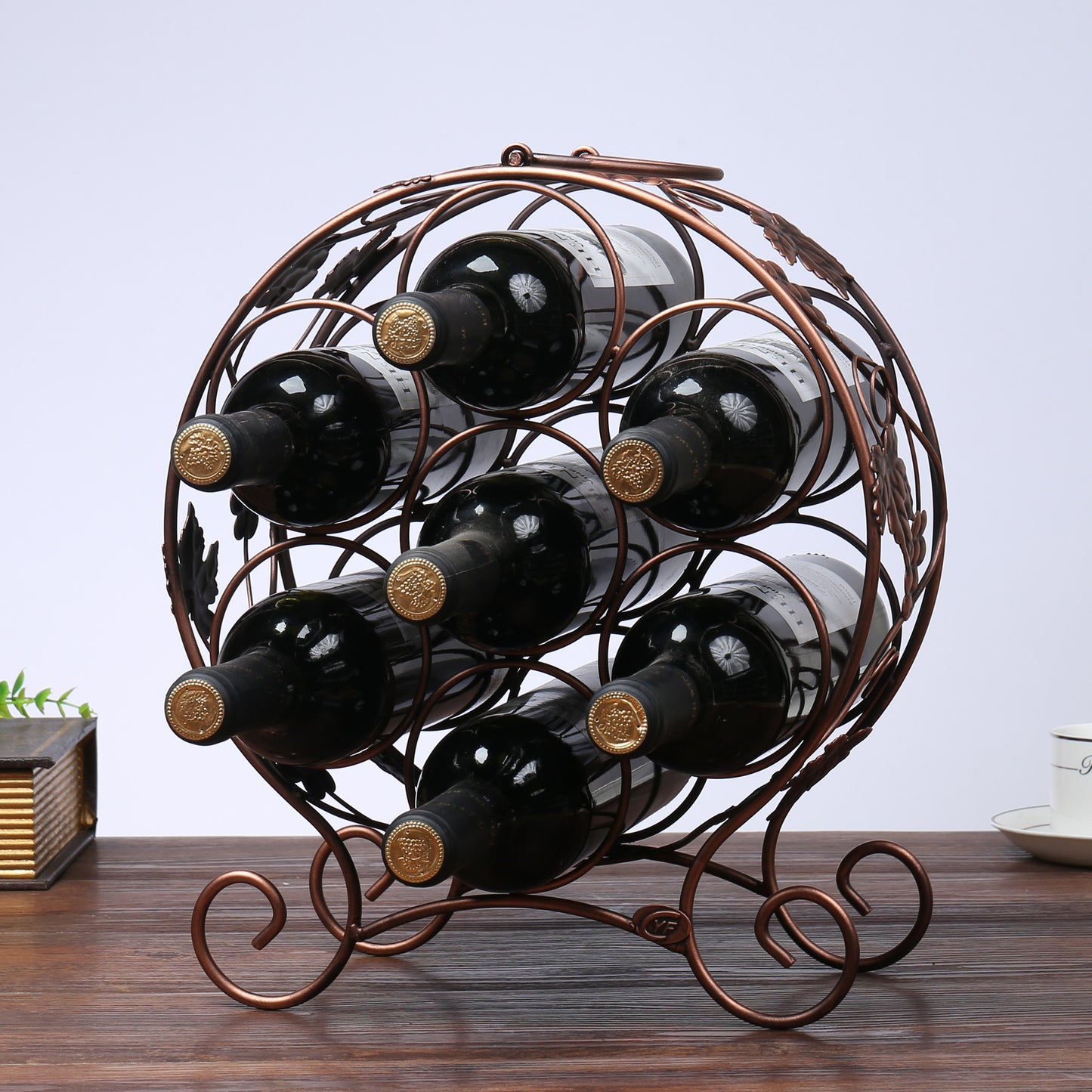 Multi-Bottle Decorative Wine Rack