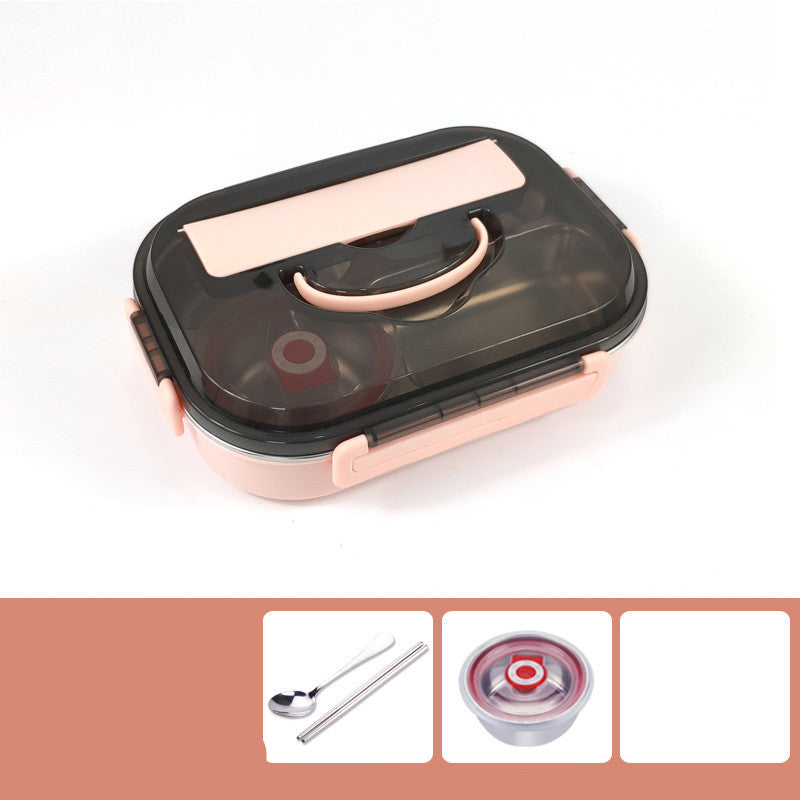 Insulated Separated Lunch Box with Lid