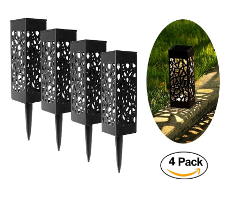 Waterproof Solar Path Lights for Garden, Outdoor LED Lanterns