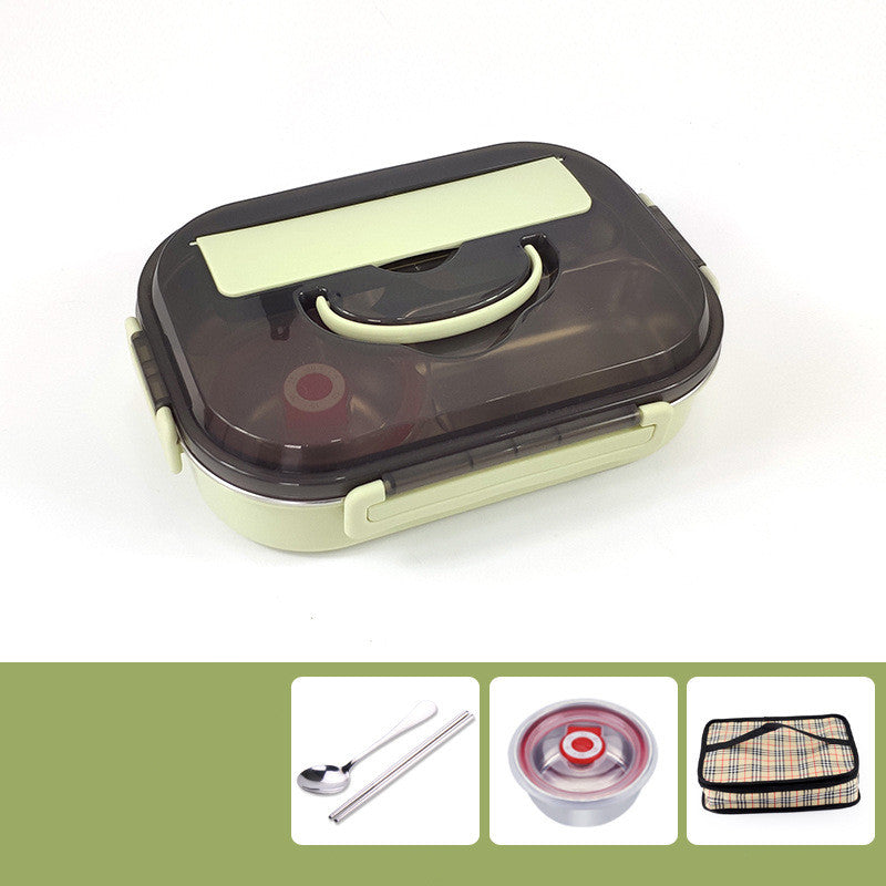 Insulated Separated Lunch Box with Lid