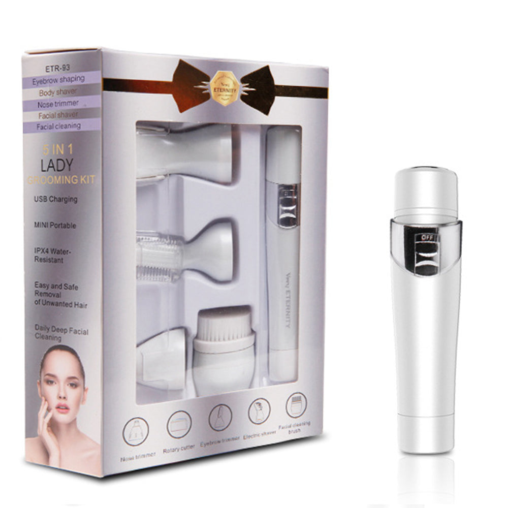 GlamShave 5-in-1 Lipstick Electric Shaver