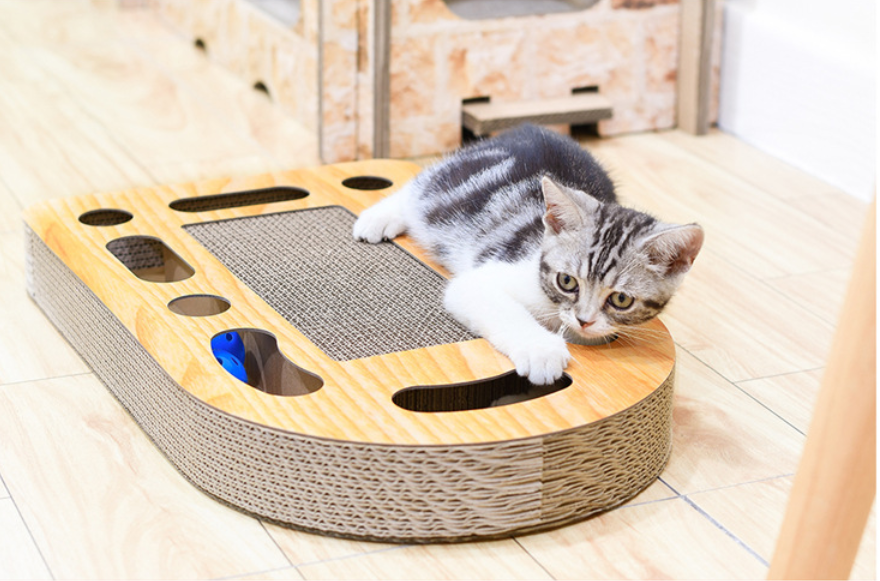 Corrugated Cat Cat Scratch Board